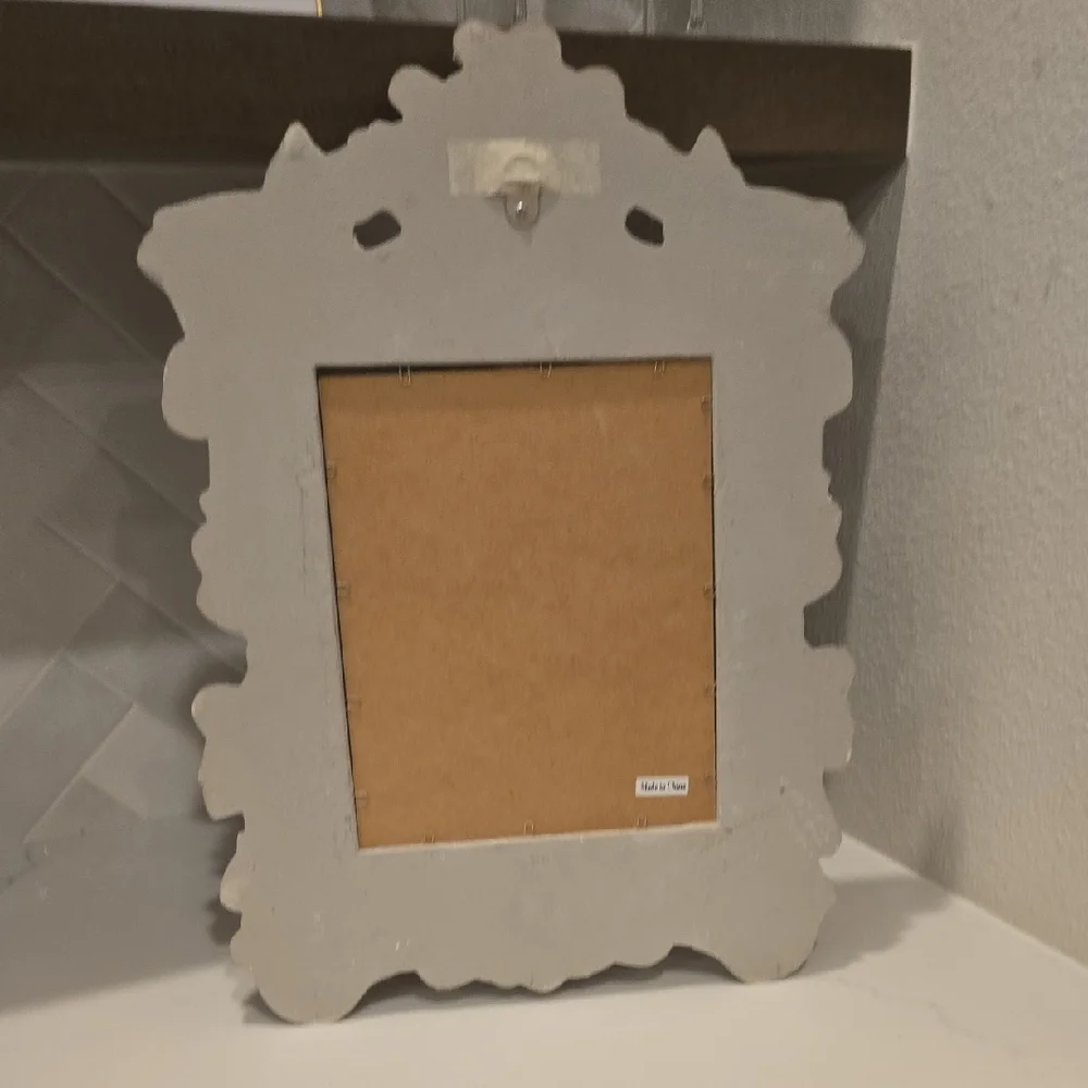 Ornate Cream Wall Mirror